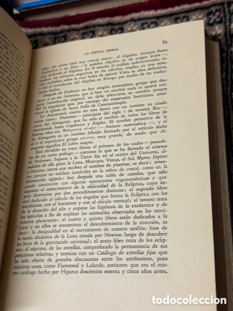 Libros antiguos: Historia de la ciencia Francisco Vera Joaqu&iacute;n Gil - Foto 3