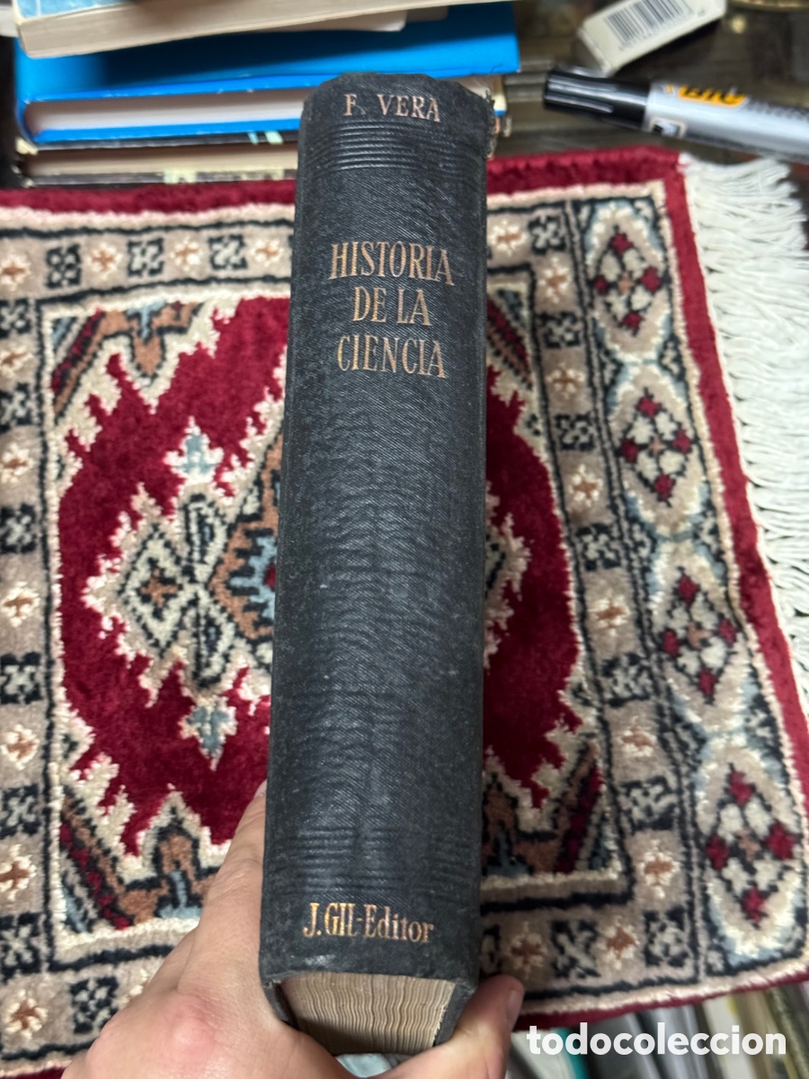 Libros antiguos: Historia de la ciencia Francisco Vera Joaqu&iacute;n Gil - Foto 5