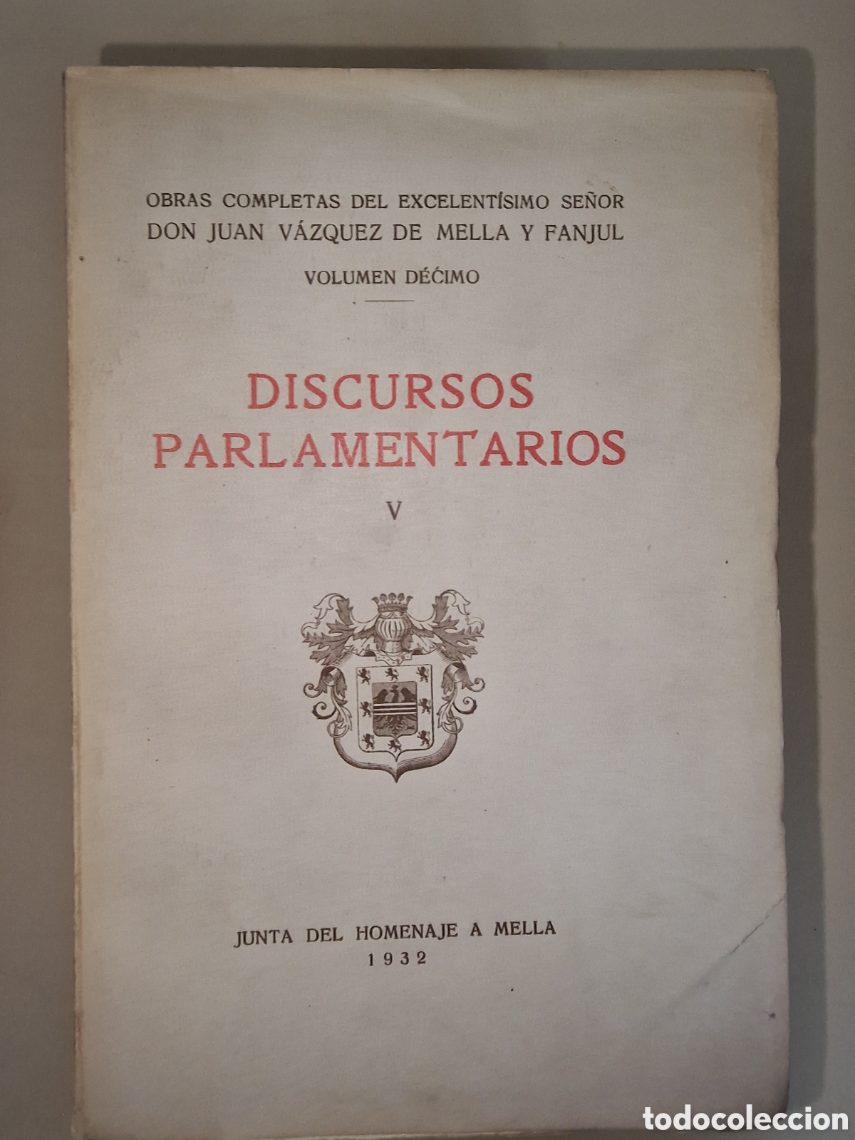 Libros antiguos: Discursos Parlamentarios - Foto 3