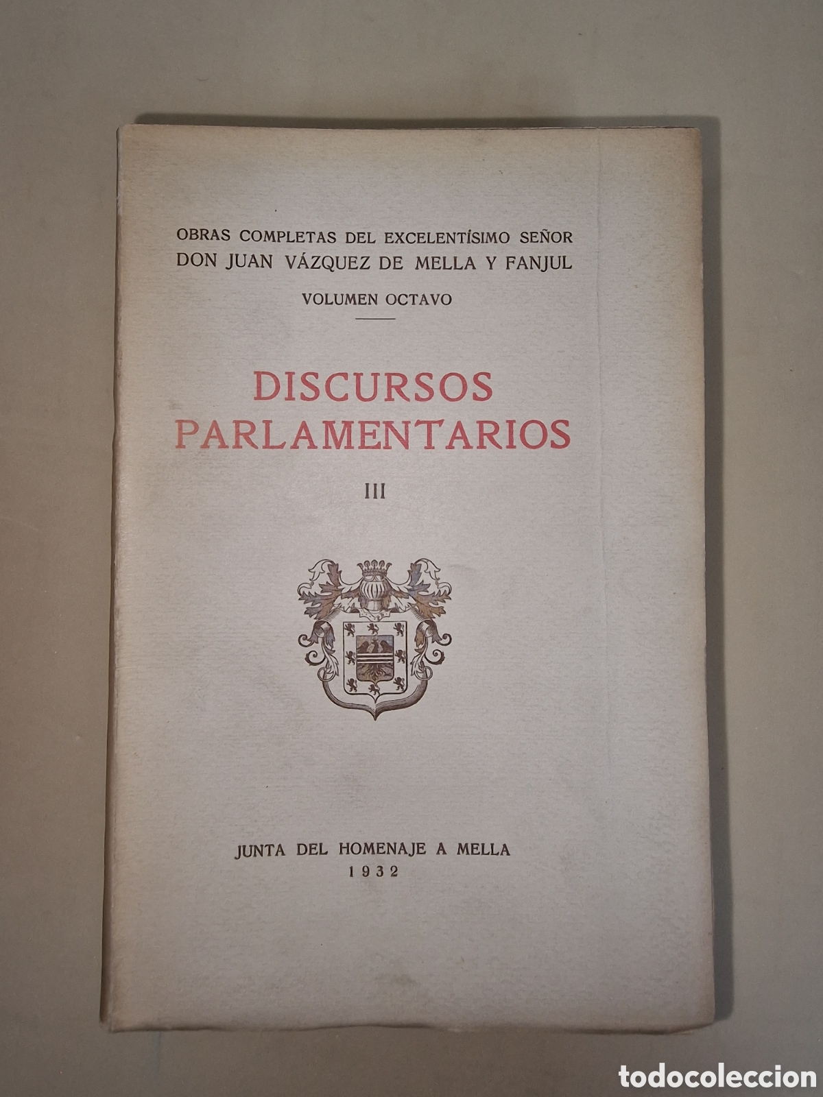 Libros antiguos: Discursos Parlamentarios - Foto 5