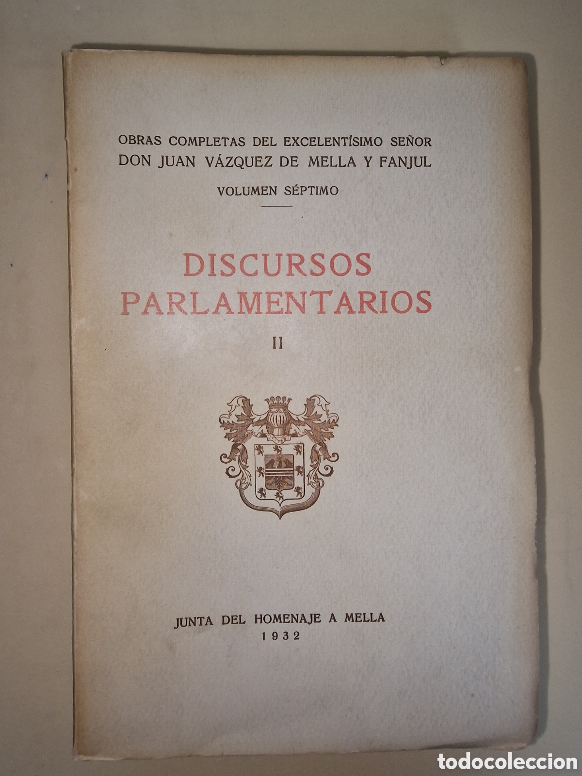 Libros antiguos: Discursos Parlamentarios - Foto 6