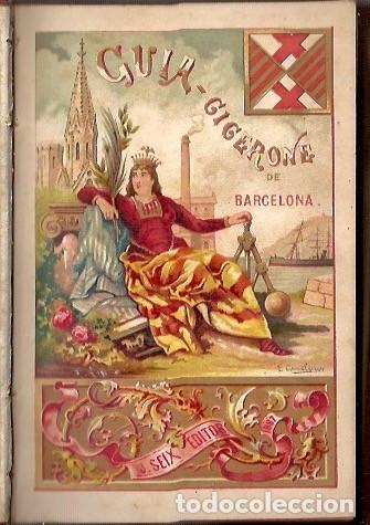 Libros antiguos: GUIA DEL FORASTERO EN BARCELONA A&Ntilde;O 1887 - Foto 2