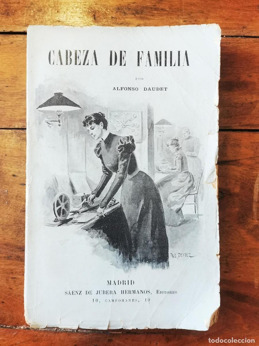 Libros antiguos: DAUDET, Alfonso. Cabeza de familia - Foto 1