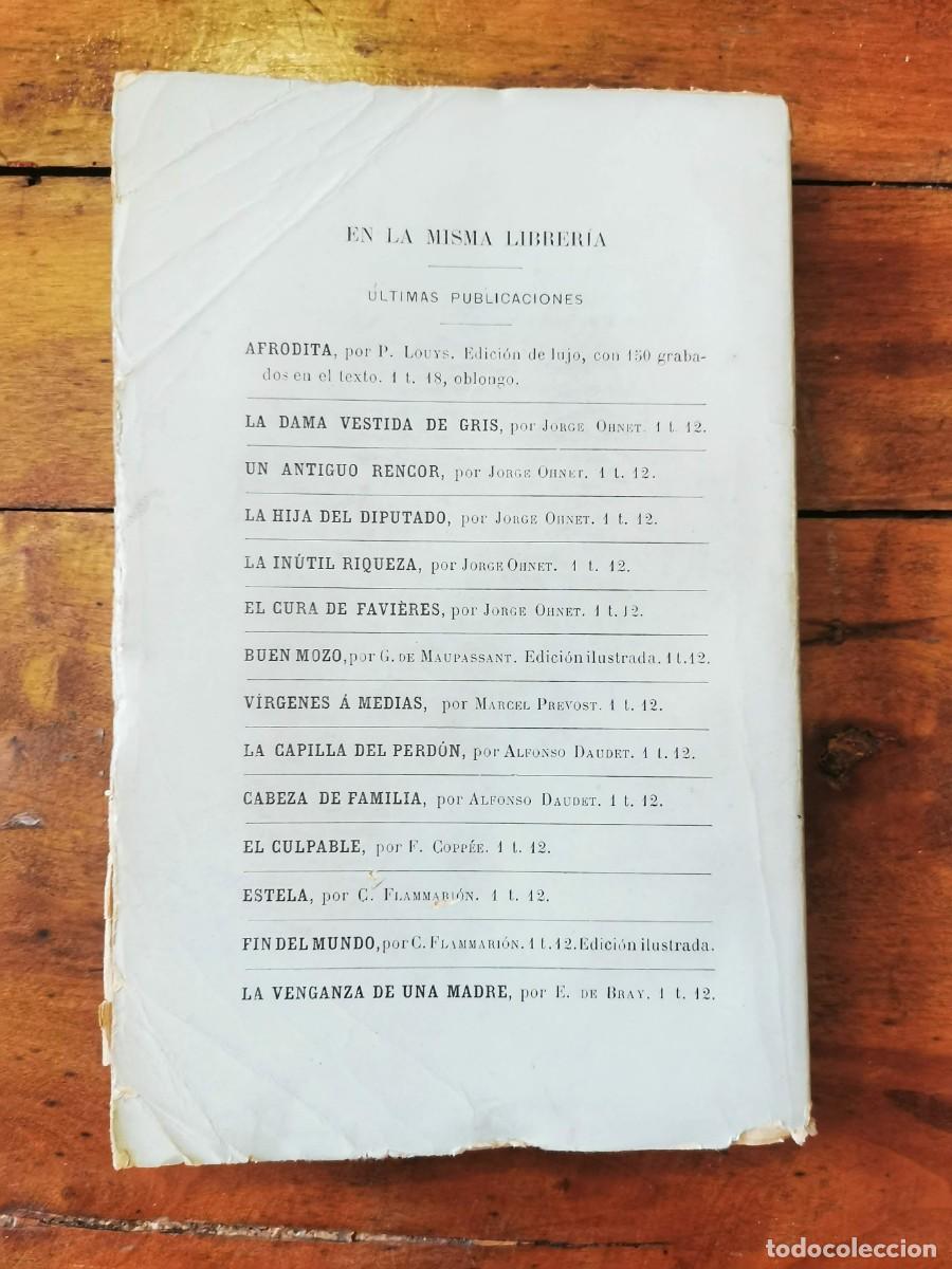 Libros antiguos: DAUDET, Alfonso. Cabeza de familia - Foto 4