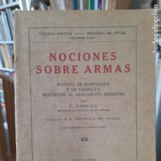 Libros antiguos: RARO. ARMAS. NOCIONES SOBRE ARMAS, F. ZIMMERLE, BUENOS AIRES, 1923, L40 VISITA MI TIENDA.
