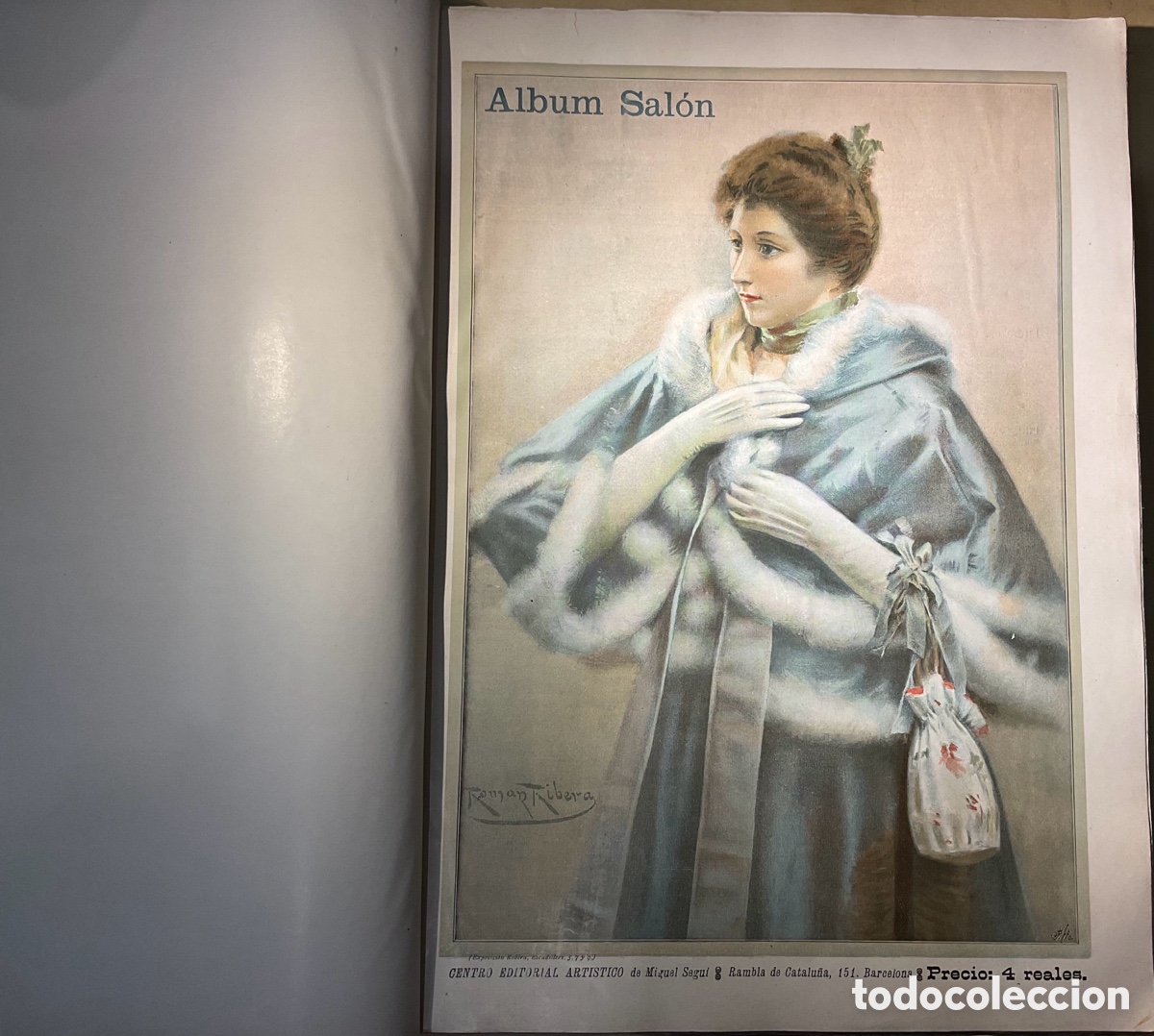 Libros antiguos: Album Salon 1899 Miguel Segui - Foto 2