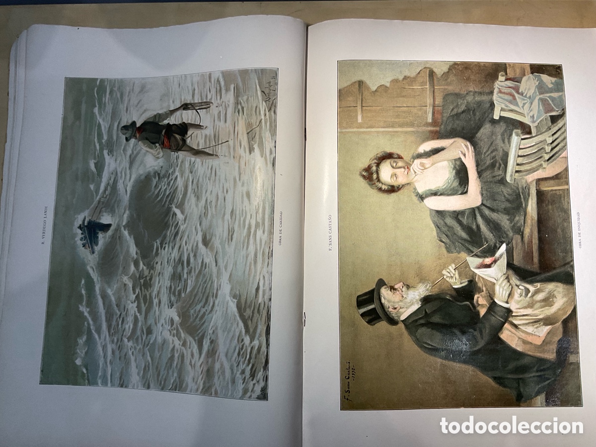 Libros antiguos: Album Salon 1899 Miguel Segui - Foto 8