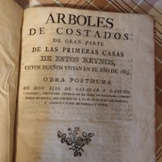 Libros antiguos: ARBOLES DE COSTADOS PRIMERAS CASAS REYNOS 1683 SALAZAR Y CASTRO ORDEN DE CALATRABA