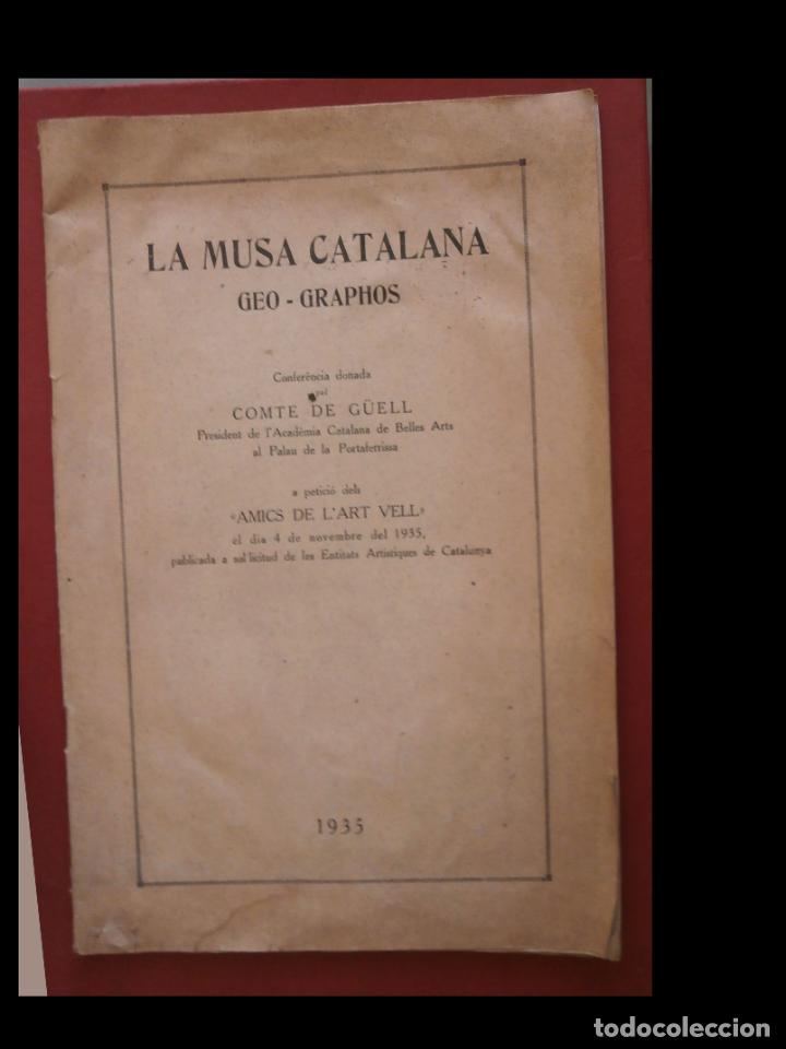 Libros antiguos: La Musa Catalana Geo-Graphos. Comte de G&uuml;ell - Foto 1