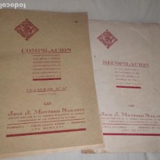 Libros antiguos: ORDENANZAS DE LAS BARDENAS DE NAVARRA 1736-1915 - MONTORO SAGASTI - FIRMADOS POR EL AUTOR.