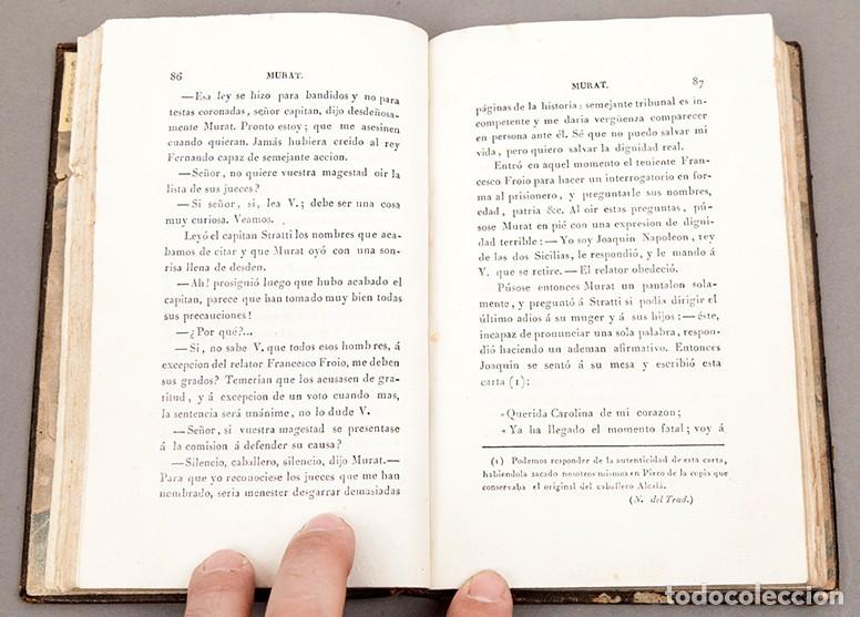 Libros antiguos: ALEJANDRO DUMAS - MURAT - 1838 PRIMERA EDICI&Oacute;N - Foto 3