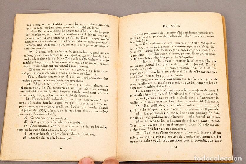 Libros antiguos: CULTIU DEL TABAC EN LA COMARCA DE VIC - 1938 - Foto 5
