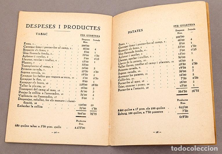 Libros antiguos: CULTIU DEL TABAC EN LA COMARCA DE VIC - 1938 - Foto 6