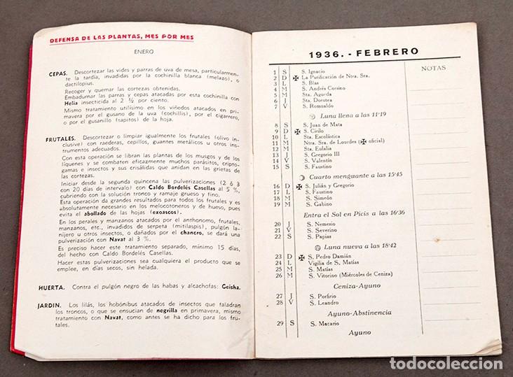 Libros antiguos: ALMANAQUE CASELLAS 1936 - Foto 4