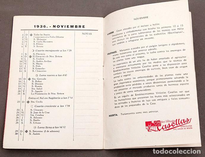Libros antiguos: ALMANAQUE CASELLAS 1936 - Foto 6