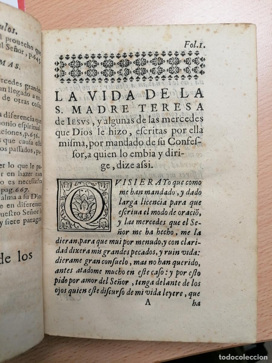 Libros antiguos: Obras de santa Teresa, 1635 - Foto 3