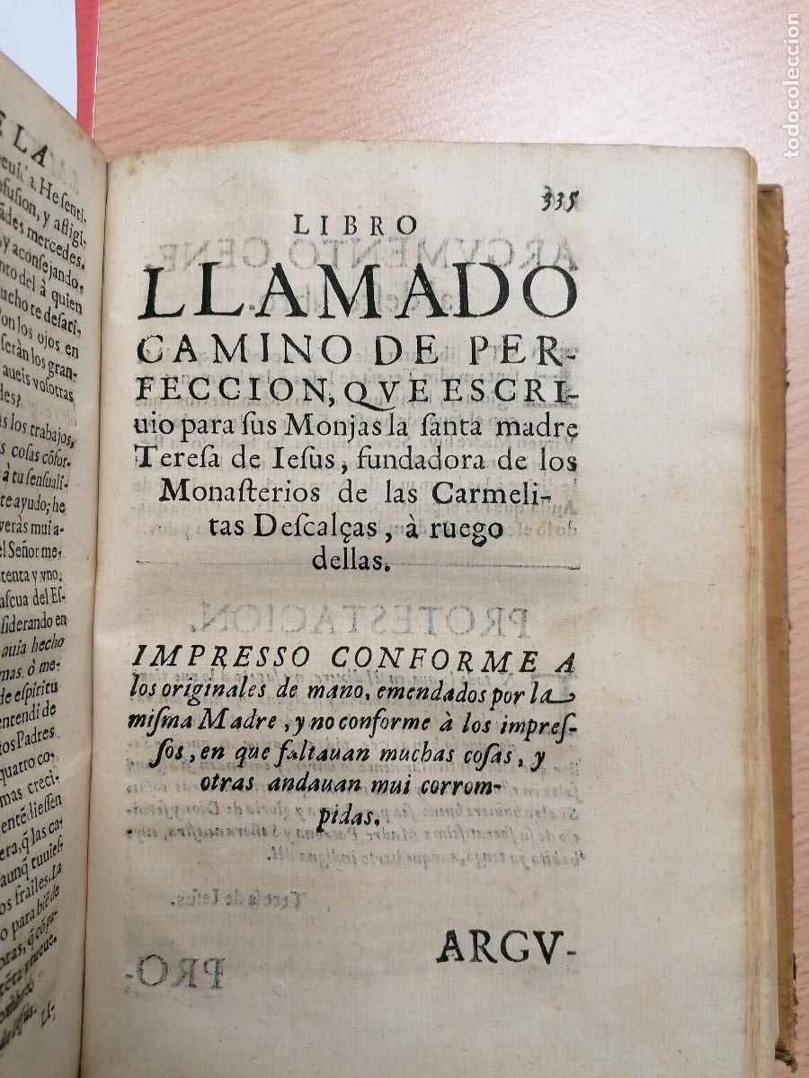Libros antiguos: Obras de santa Teresa, 1635 - Foto 5