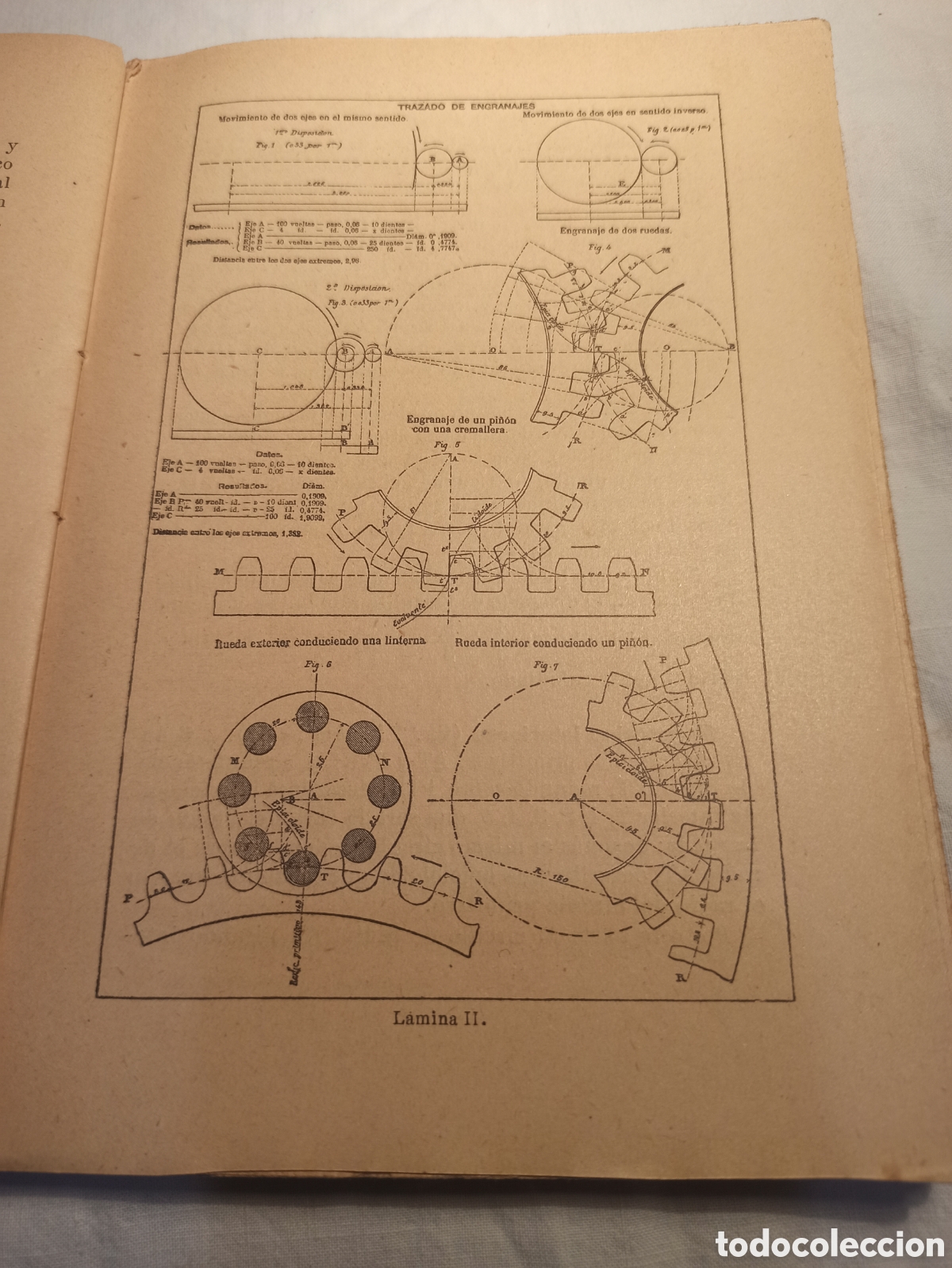 Libros antiguos: Manual del Mec&aacute;nico-Engranajes y Transmisiones - Foto 6