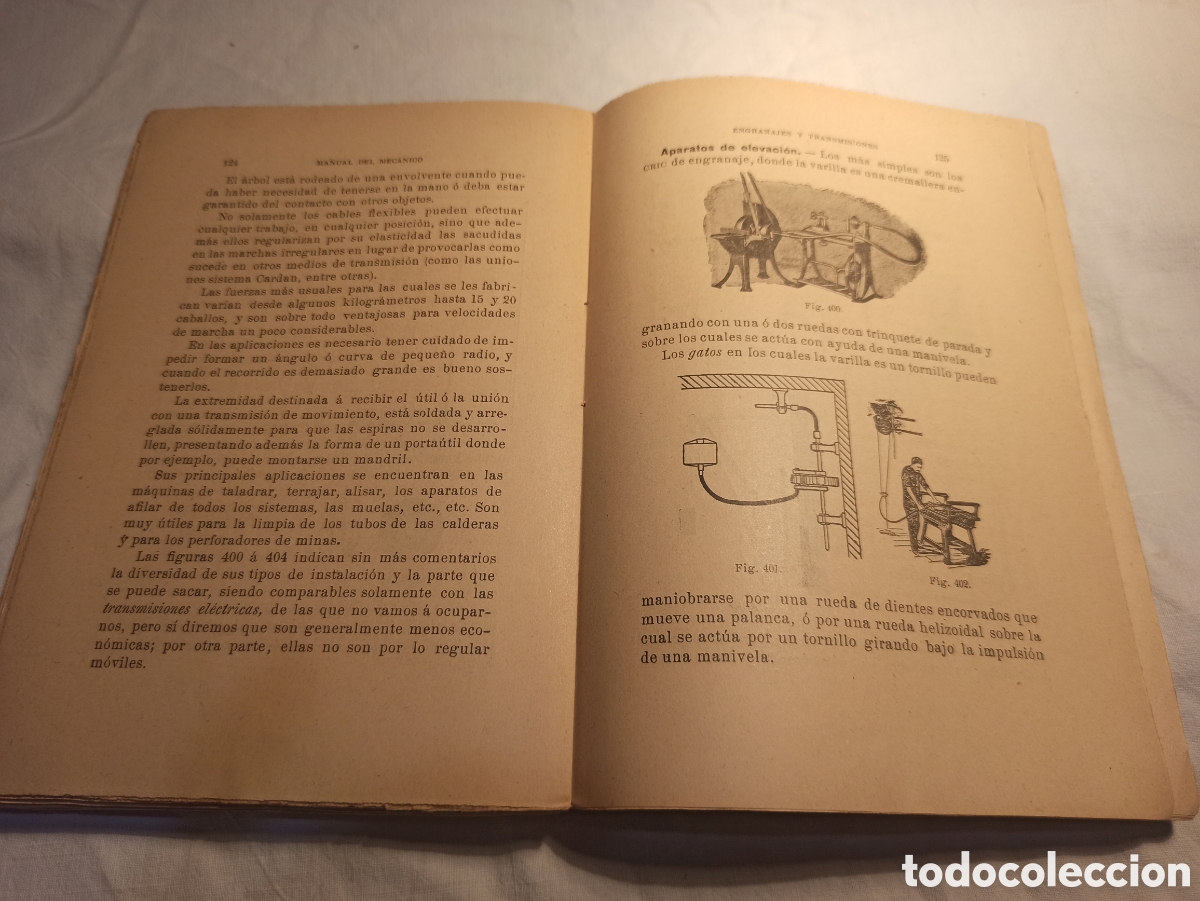 Libros antiguos: Manual del Mec&aacute;nico-Engranajes y Transmisiones - Foto 7