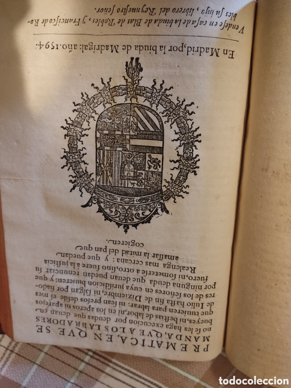 Libros antiguos: Pragmaticas del reino - Foto 2