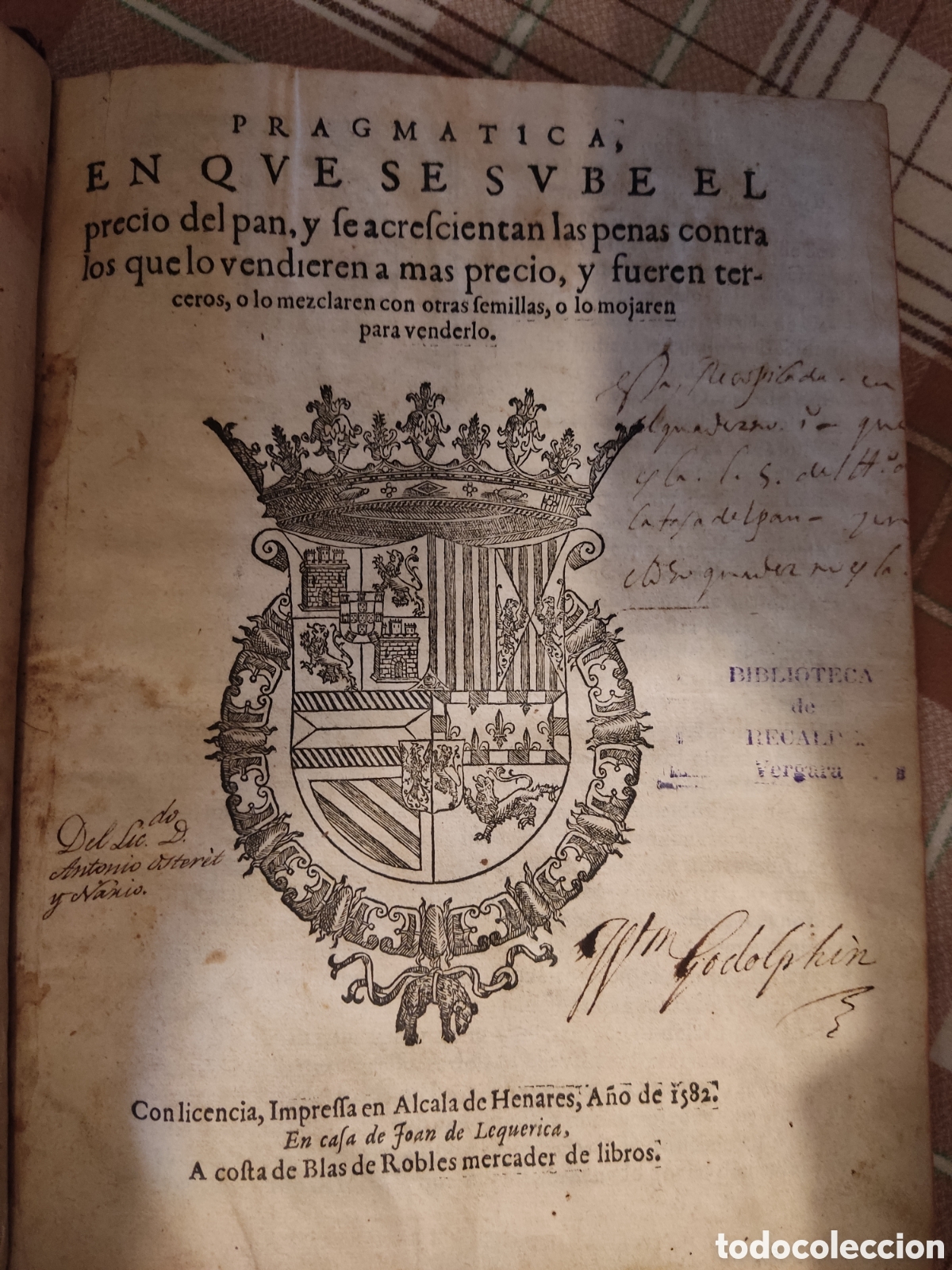Libros antiguos: Pragmaticas del reino - Foto 1