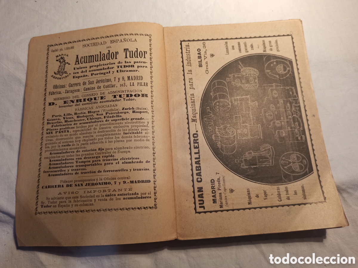 Libros antiguos: Manual del Mec&aacute;nico-Maquinas de Vapor - Foto 2