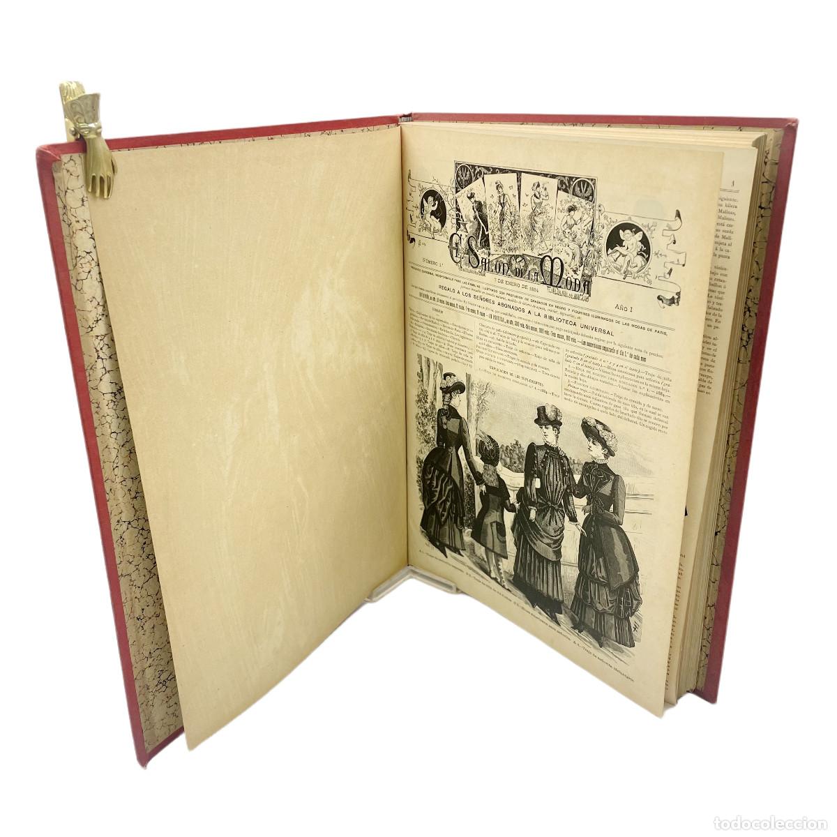 Libros antiguos: VARIOS AUTORES - EL SAL&Oacute;N DE LA MODA - 1884/1894 - Foto 5