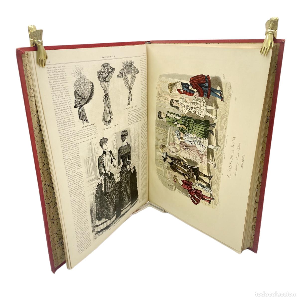 Libros antiguos: VARIOS AUTORES - EL SAL&Oacute;N DE LA MODA - 1884/1894 - Foto 6