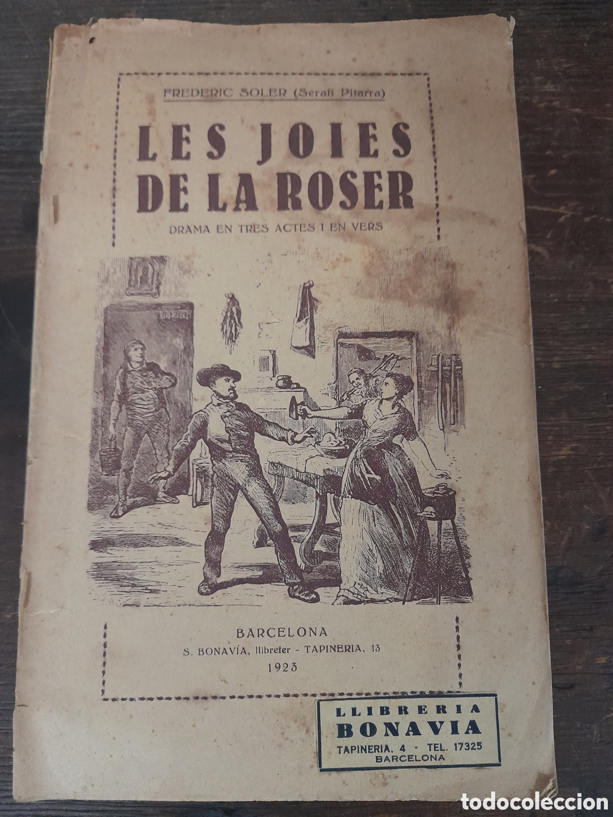 Libros antiguos: Les Joies de la Roser, Frederic Soler - BARCELONA 1923 - Foto 1