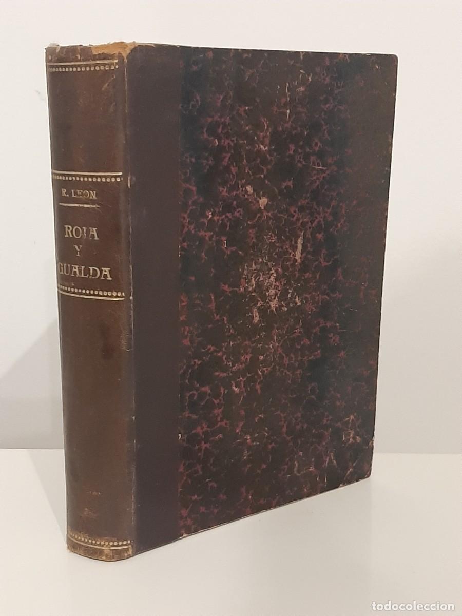 Libros antiguos: ROJA Y GUALDA. RICARDO LE&Oacute;N. EDITORIAL HERNANDO. 1934. PRIMERA EDICI&Oacute;N - Foto 1