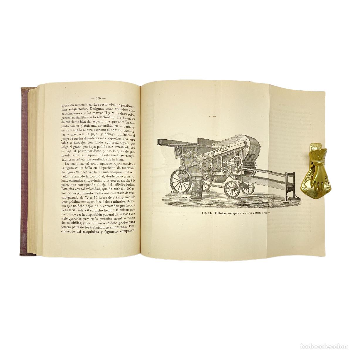 Libros antiguos: EDUARDO ABELA - MANUAL PRACTICO DE M&Aacute;QUINAS AGR&Iacute;COLAS - 1883 - Foto 5