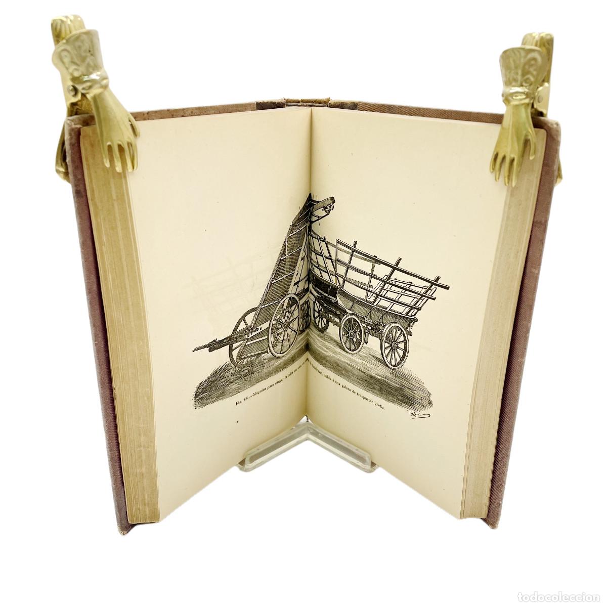 Libros antiguos: EDUARDO ABELA - MANUAL PRACTICO DE M&Aacute;QUINAS AGR&Iacute;COLAS - 1883 - Foto 4
