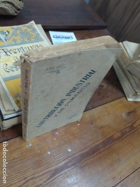 Libros antiguos: Contribuci&oacute;n Industrial y de comercio. 1907. L.32485 - Foto 3
