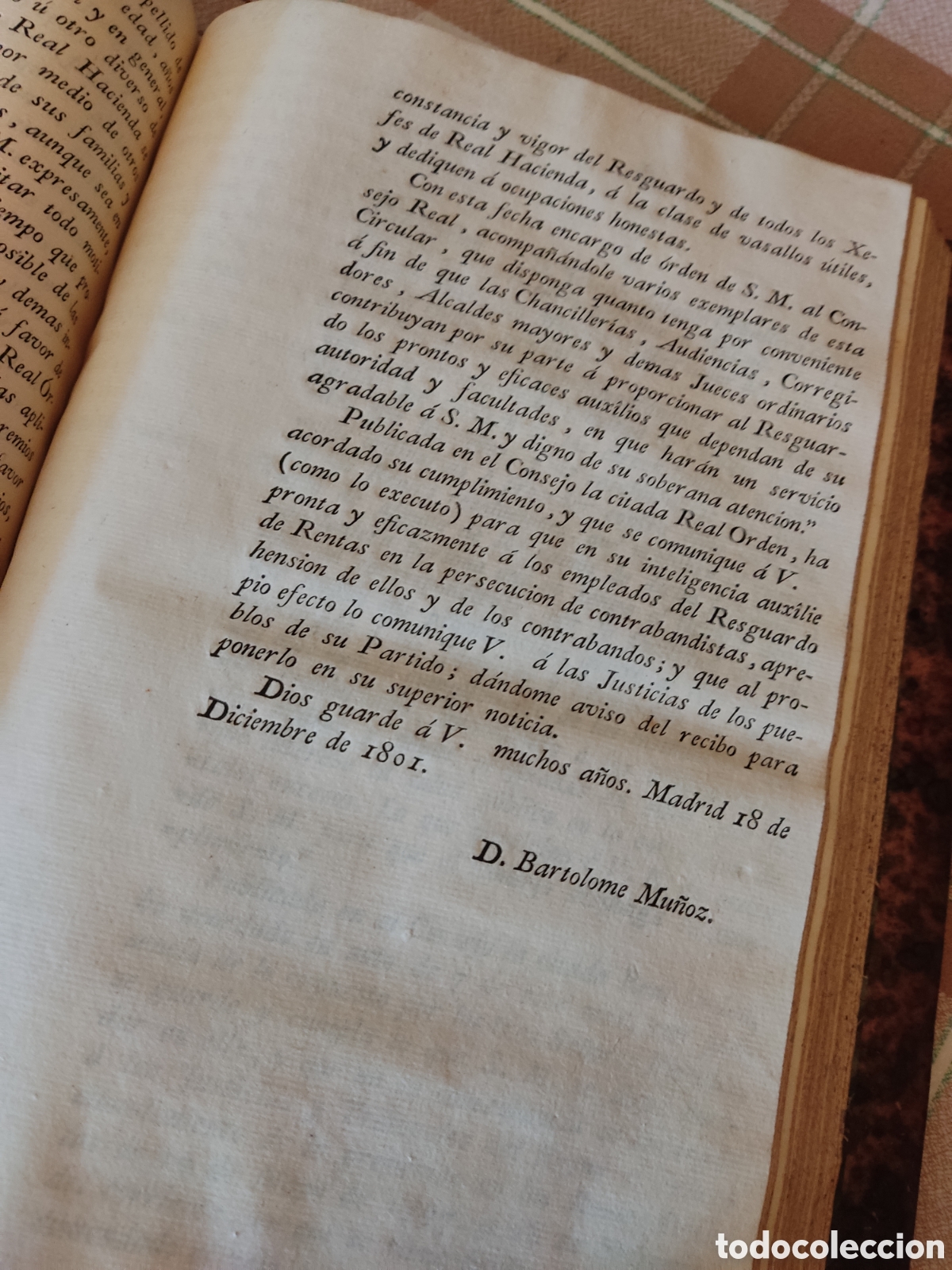 Libros antiguos: Cedulas reales 1800 a 1803 XVIII - Foto 7