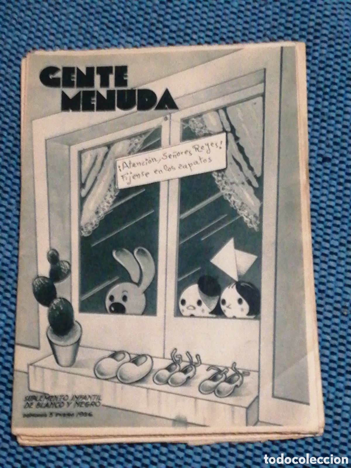 Libri antichi: 1936 Gente menuda. 5 de Enero a 19 de Julio. Guerra civil. El formato independiente es desde 1930 ha