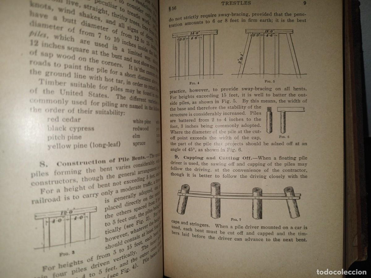 Libros antiguos: 83- CONSTRUCCI&Oacute;N DE FERROCARRILES. I. C. S. REFERENCE LIBRARY. RAILDROAD ENGINEERING HIGHWAYS - 1908 - Foto 12
