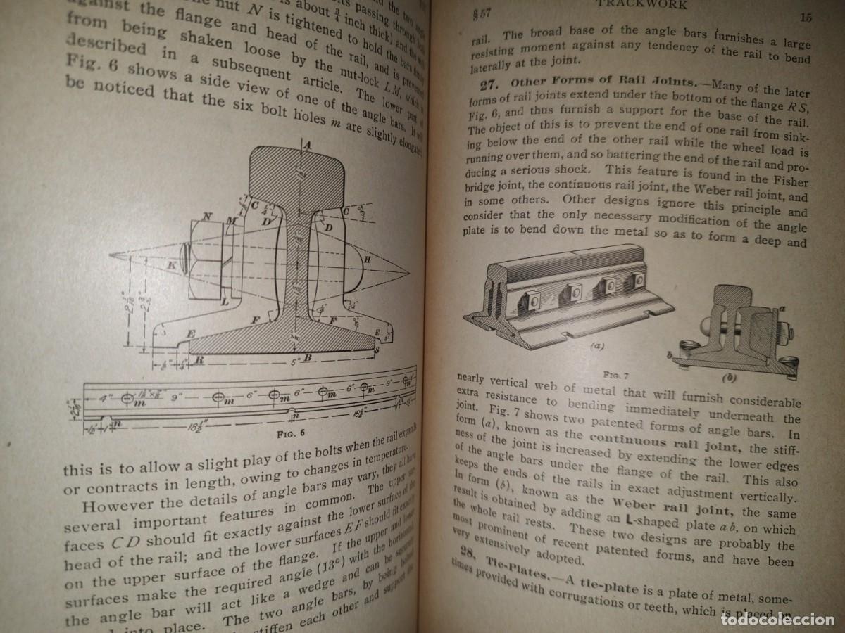 Libros antiguos: 83- CONSTRUCCI&Oacute;N DE FERROCARRILES. I. C. S. REFERENCE LIBRARY. RAILDROAD ENGINEERING HIGHWAYS - 1908 - Foto 15
