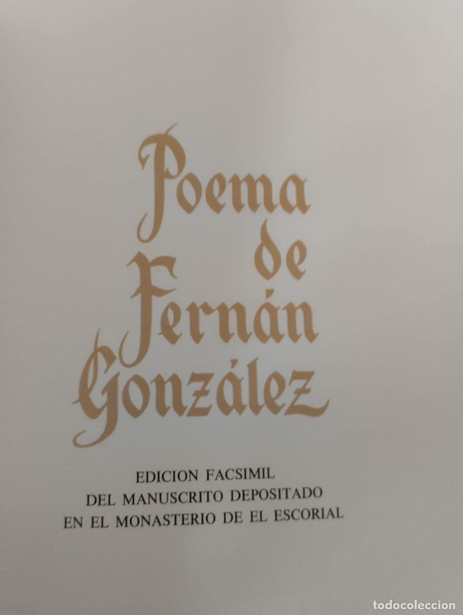 Libros antiguos: POEMA DE FERNAN GONZALEZ - Foto 2