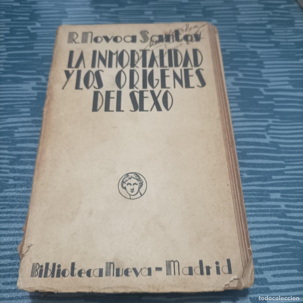 la inmortalidad y los orígenes del sexo,r.novoa - Compra venta en  todocoleccion