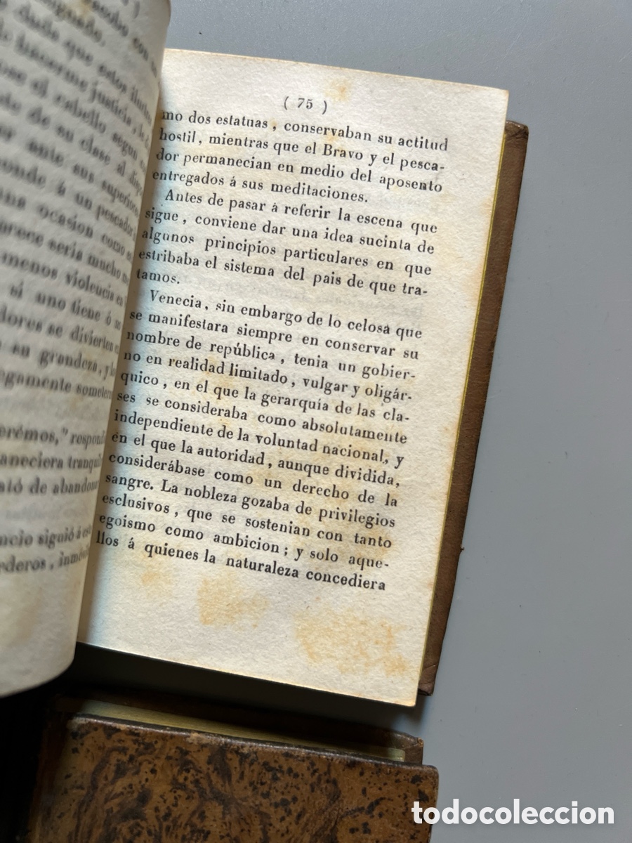 Libros antiguos: El bravo, Fenimore Cooper - Biblioteca de Damas, 1834 - Foto 7