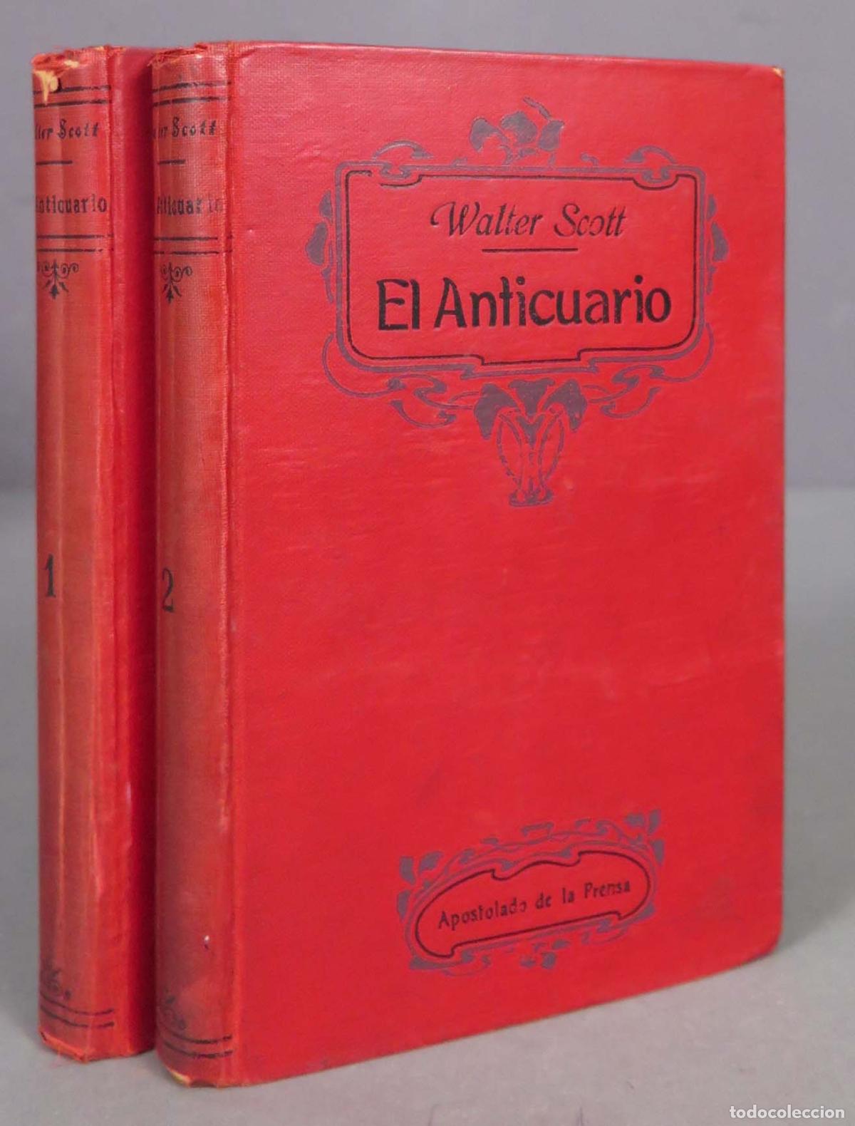 Libros antiguos: El anticuario. SCOTT. 1910. 2 TOMOS - Foto 1