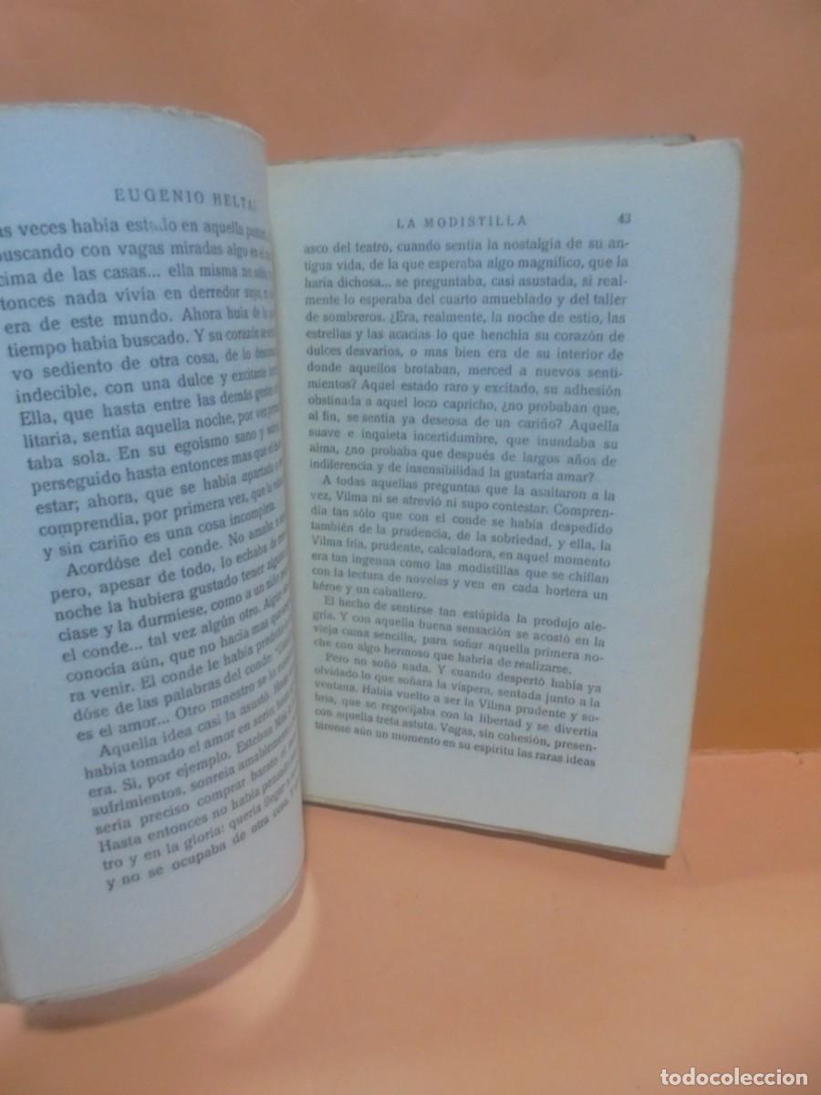 Libros antiguos: LA MODISTILLA. EUGENIO HELTAI. 1922. PAGS: 186. - Foto 3