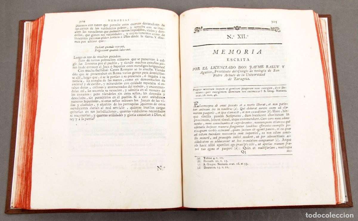 Libros antiguos: COLECCI&Oacute;N DE LAS MEMORIAS PREMIADAS - 1784 - Foto 7