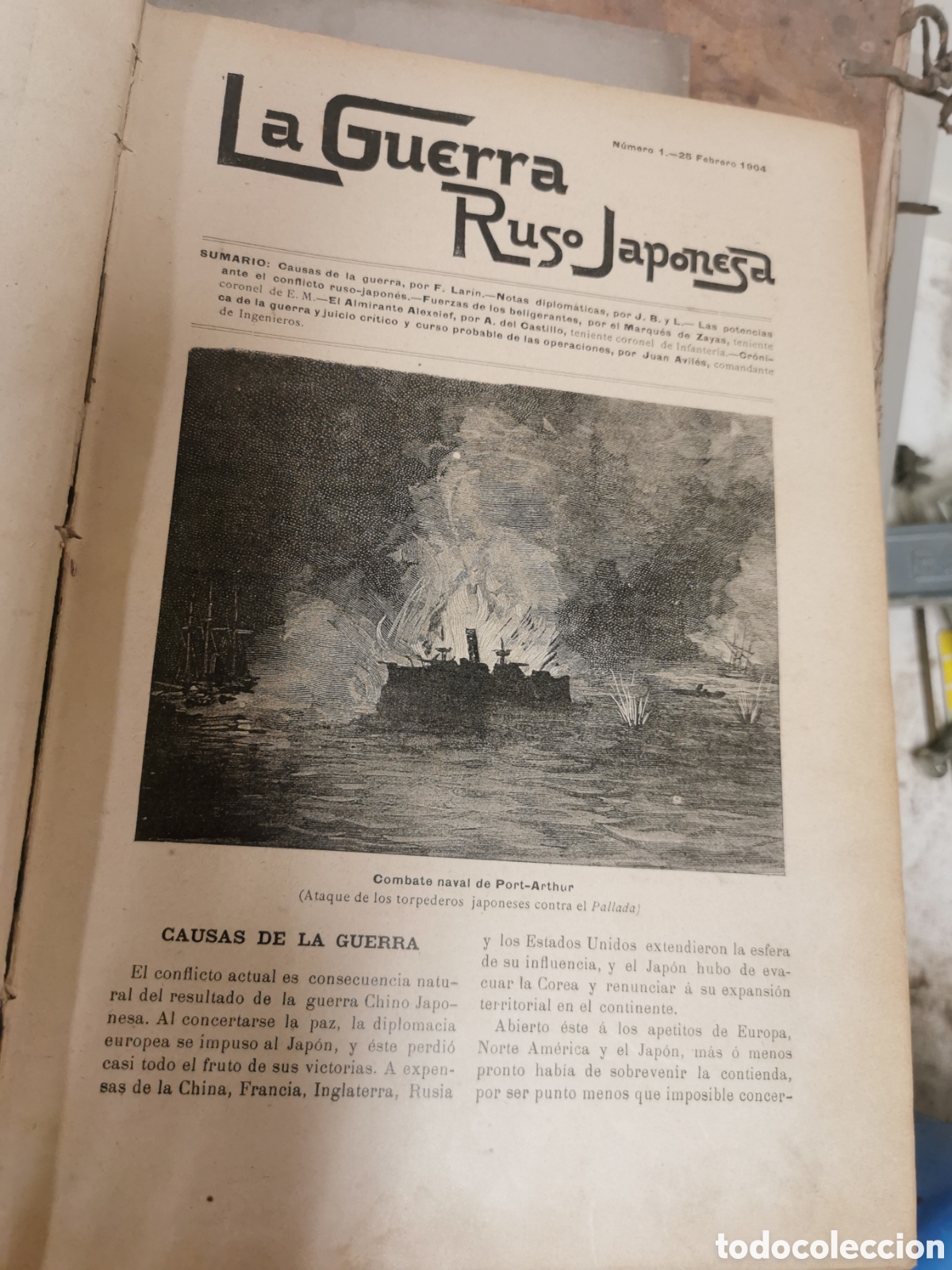 Libros antiguos: La guerra ruso-japonesa - Foto 2
