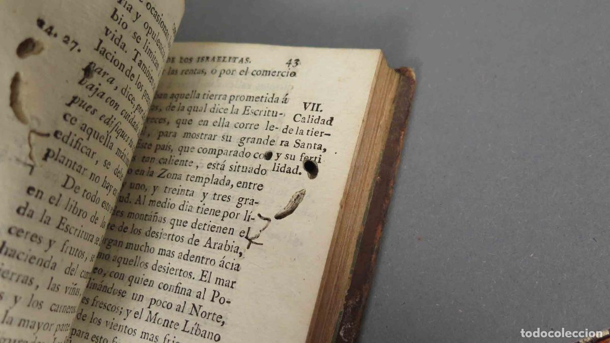 Libros antiguos: COSTUMBRES DE LOS ISRAELITAS. 1803. FLEURT - Foto 2