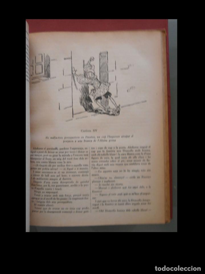 Libros antiguos: Les aventures den Pinotxo. C. Collodi - Foto 3