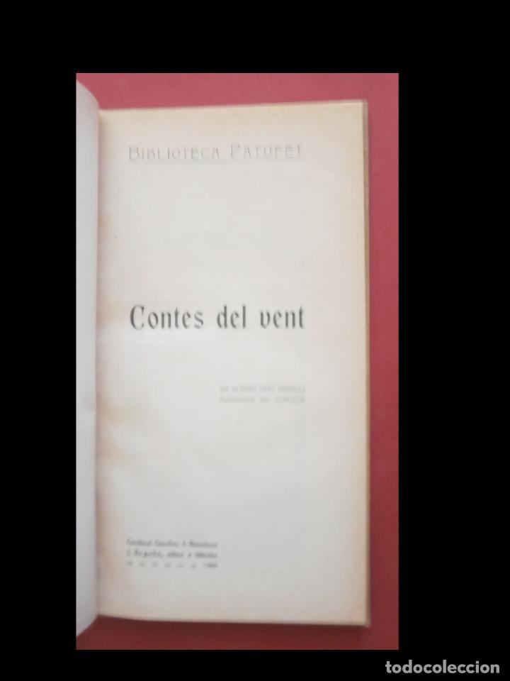 Libros antiguos: Contes del vent. Pere Prat Gaballi - Foto 6