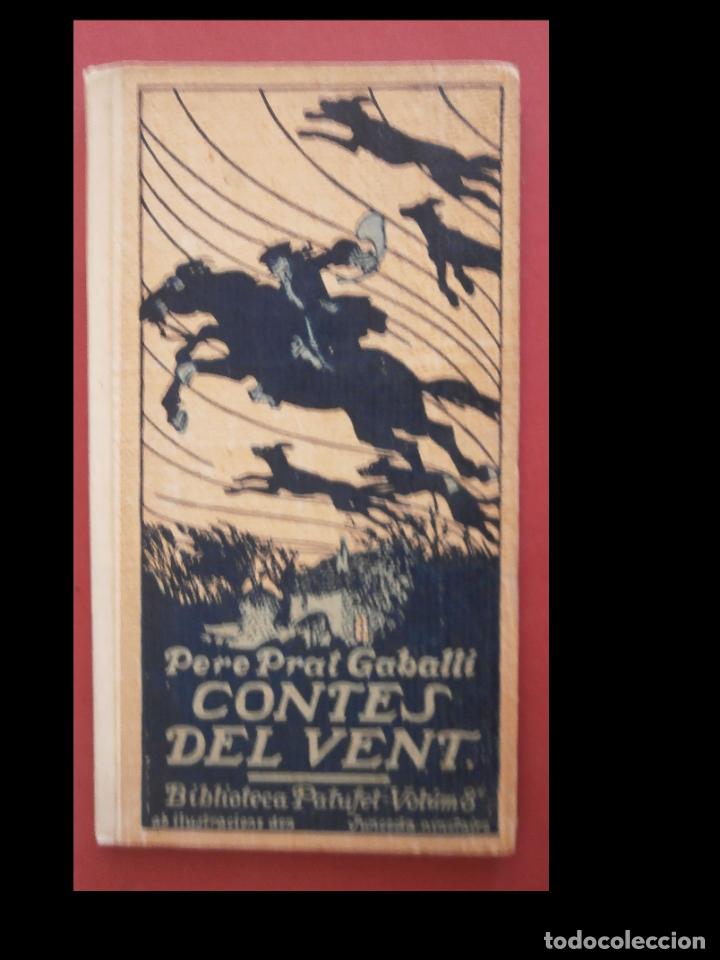 Libros antiguos: Contes del vent. Pere Prat Gaballi - Foto 1