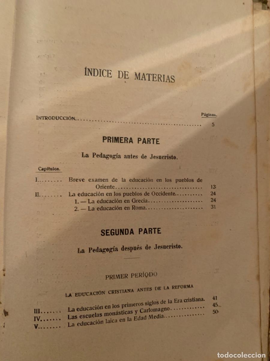 Libros antiguos: Historia de la educaci&oacute;n (Bols 27) - Foto 3