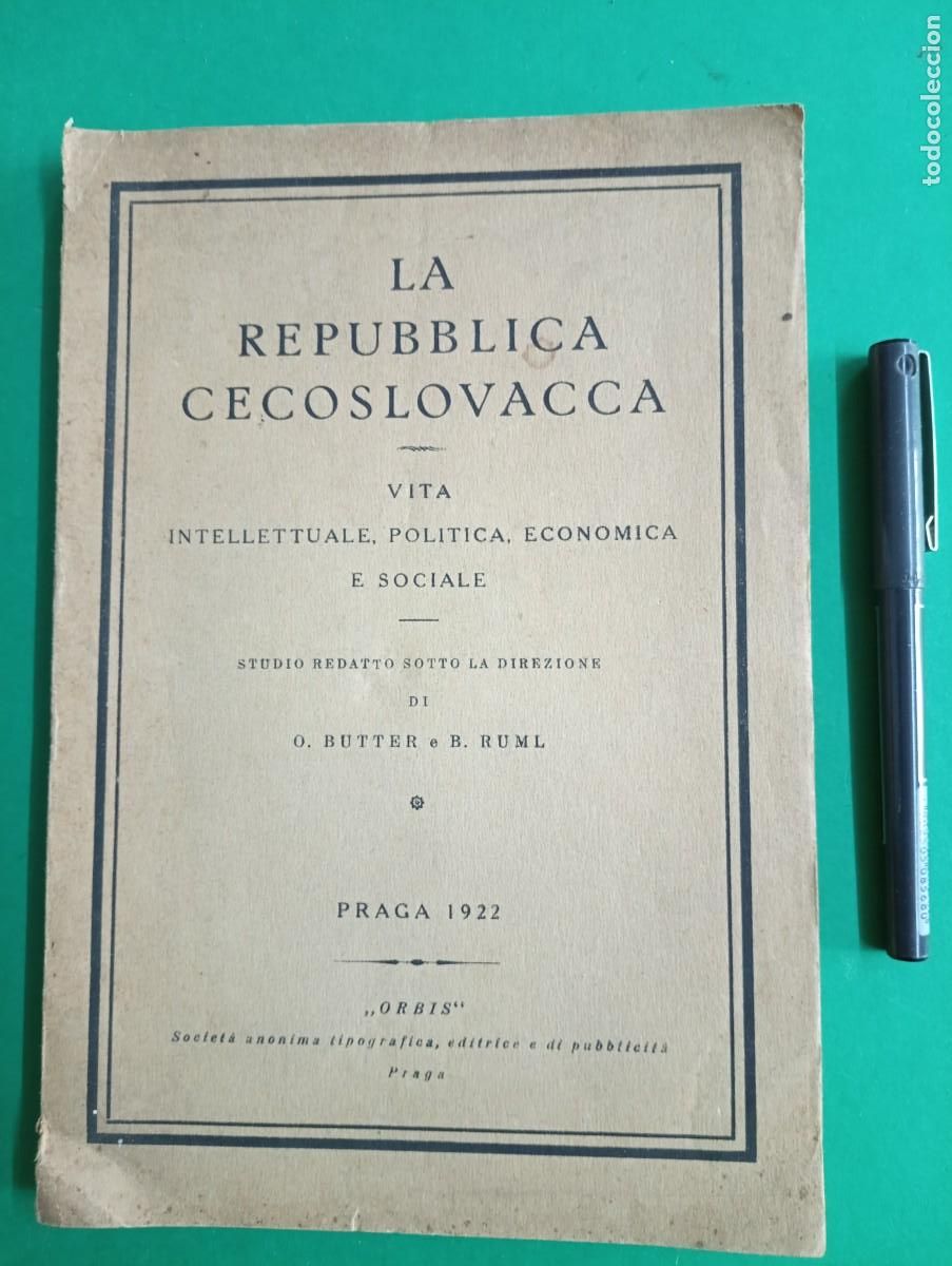 Libros antiguos: Antiguo libro La Rep&uacute;blica Checoslovaca. Praga 1922. - Foto 1